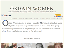 Tablet Screenshot of ordainwomen.org